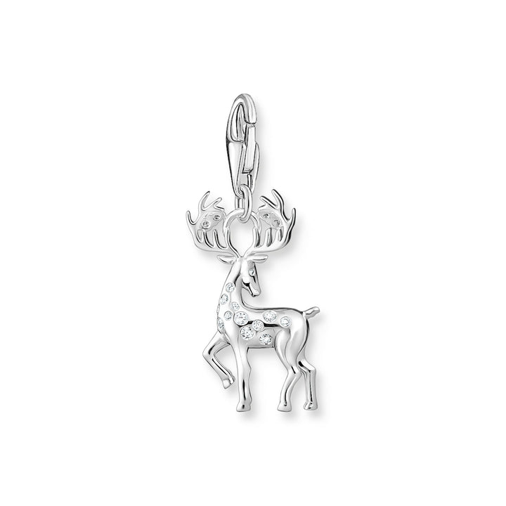 THOMAS SABO Charm pendant deer silver