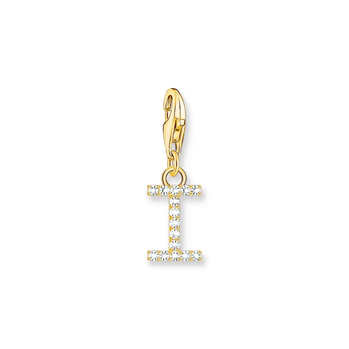 THOMAS SABO Charm Pendant Letter I Gold Plated