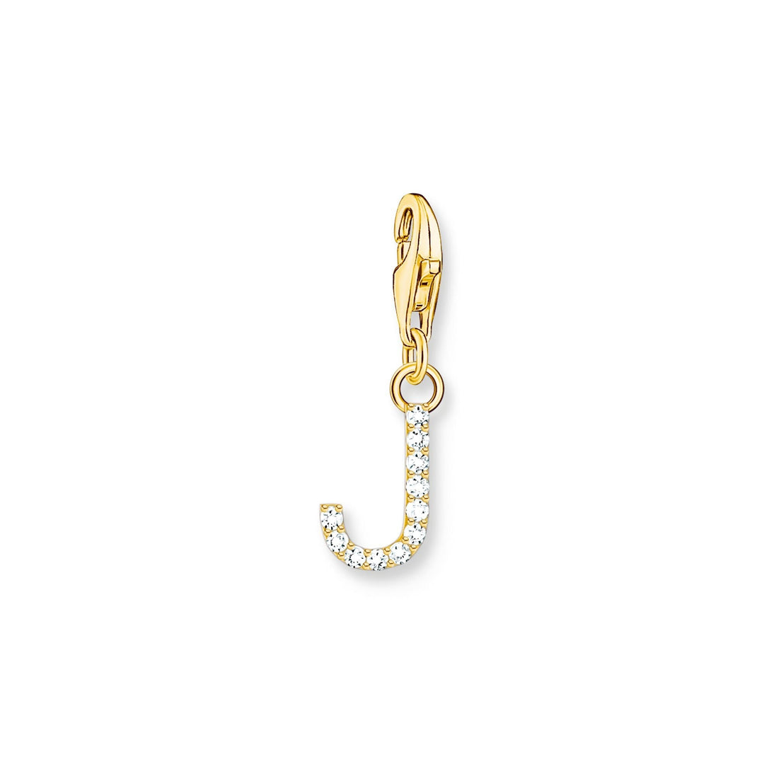 THOMAS SABO Charm Pendant Letter J Gold Plated