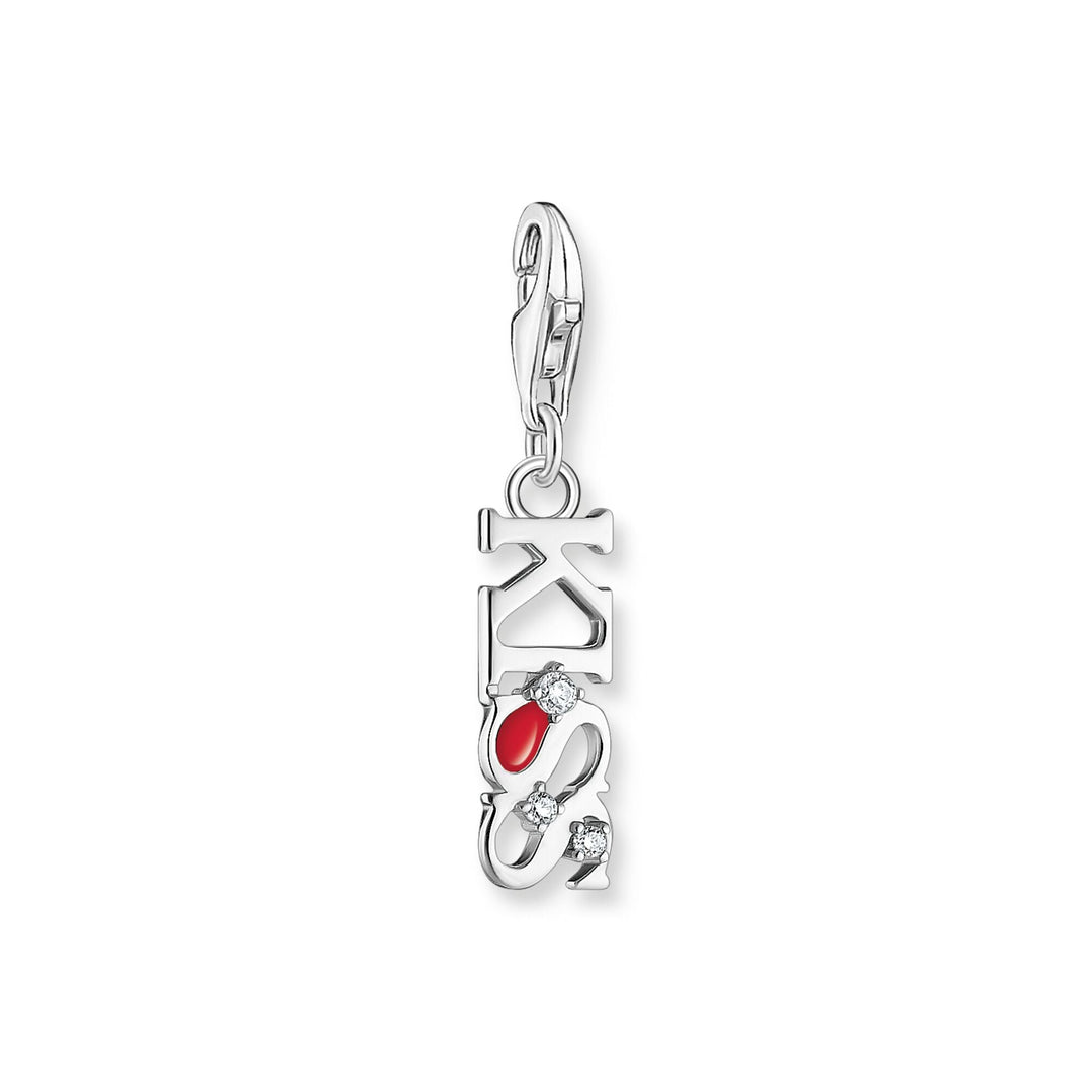 THOMAS SABO Charm Pendant Kiss Silver