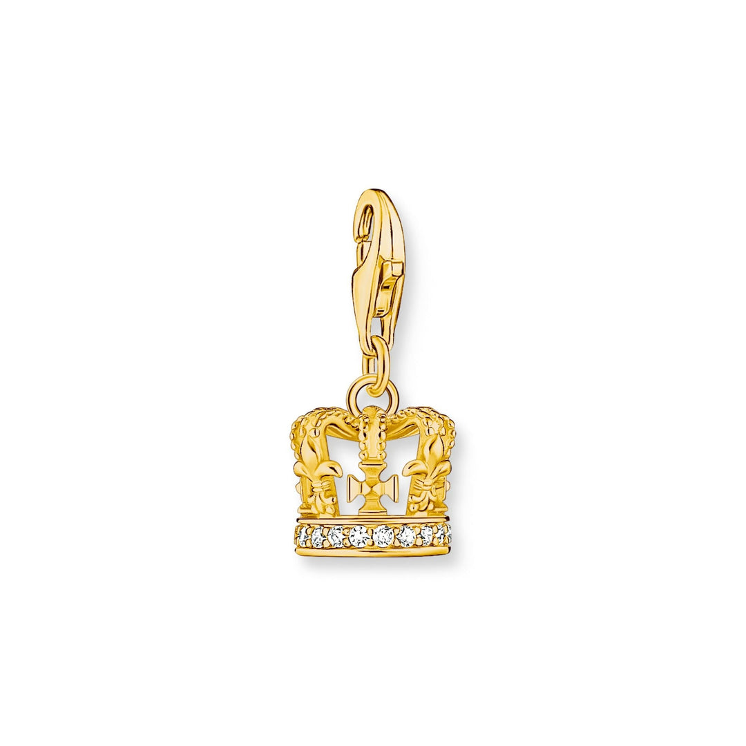 THOMAS SABO Charm Pendant London Crown Gold