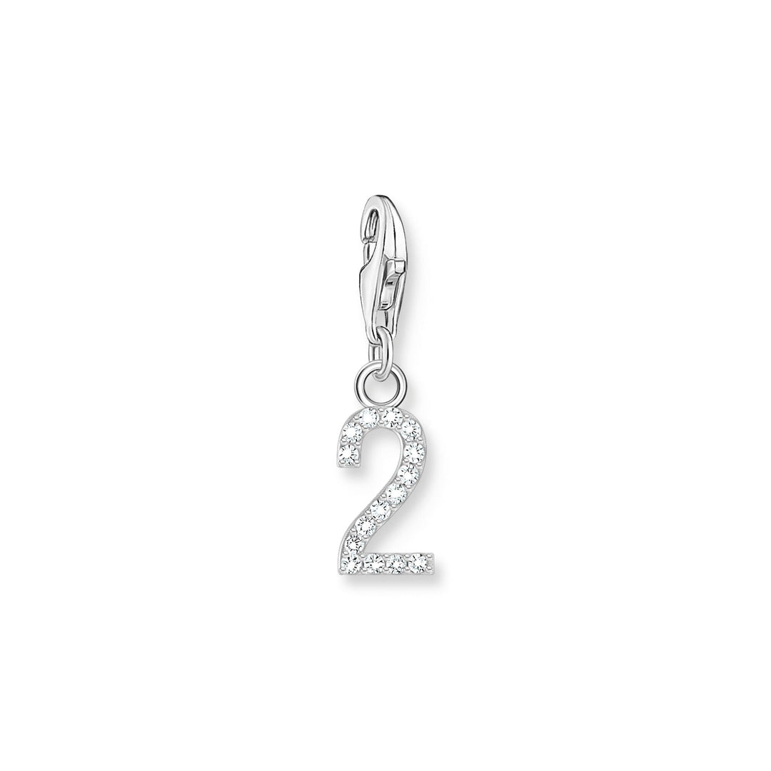 THOMAS SABO Charm Pendant Number "2" Silver