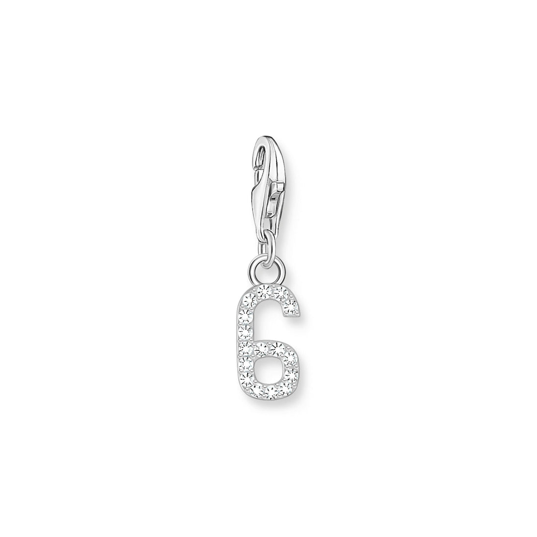 THOMAS SABO Charm Pendant Number "6" Silver