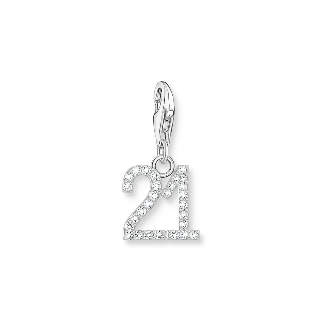 THOMAS SABO Charm Pendant Number "21" Silver