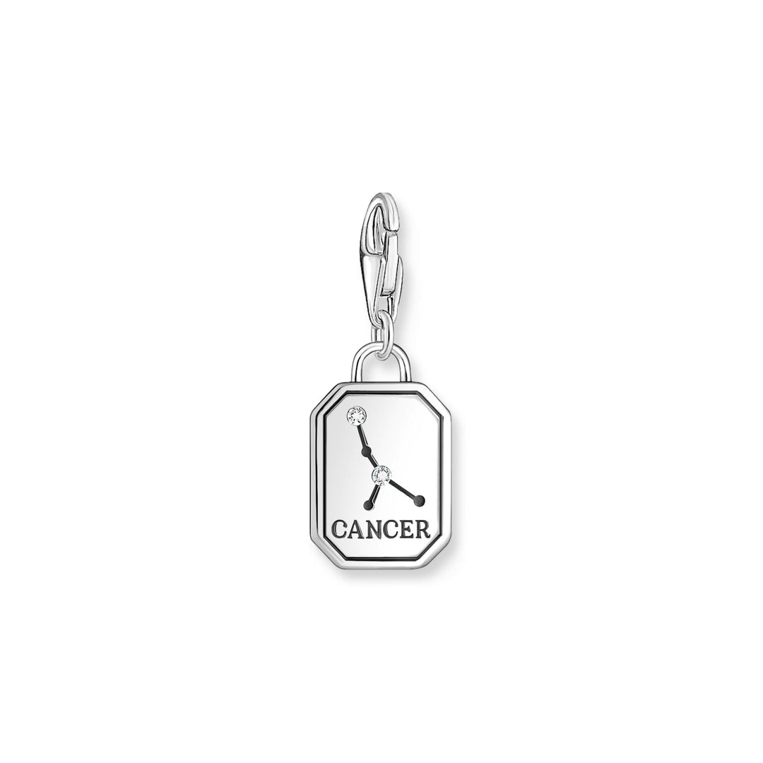 THOMAS SABO Charm Pendant Cancer Zodiac Sign Silver