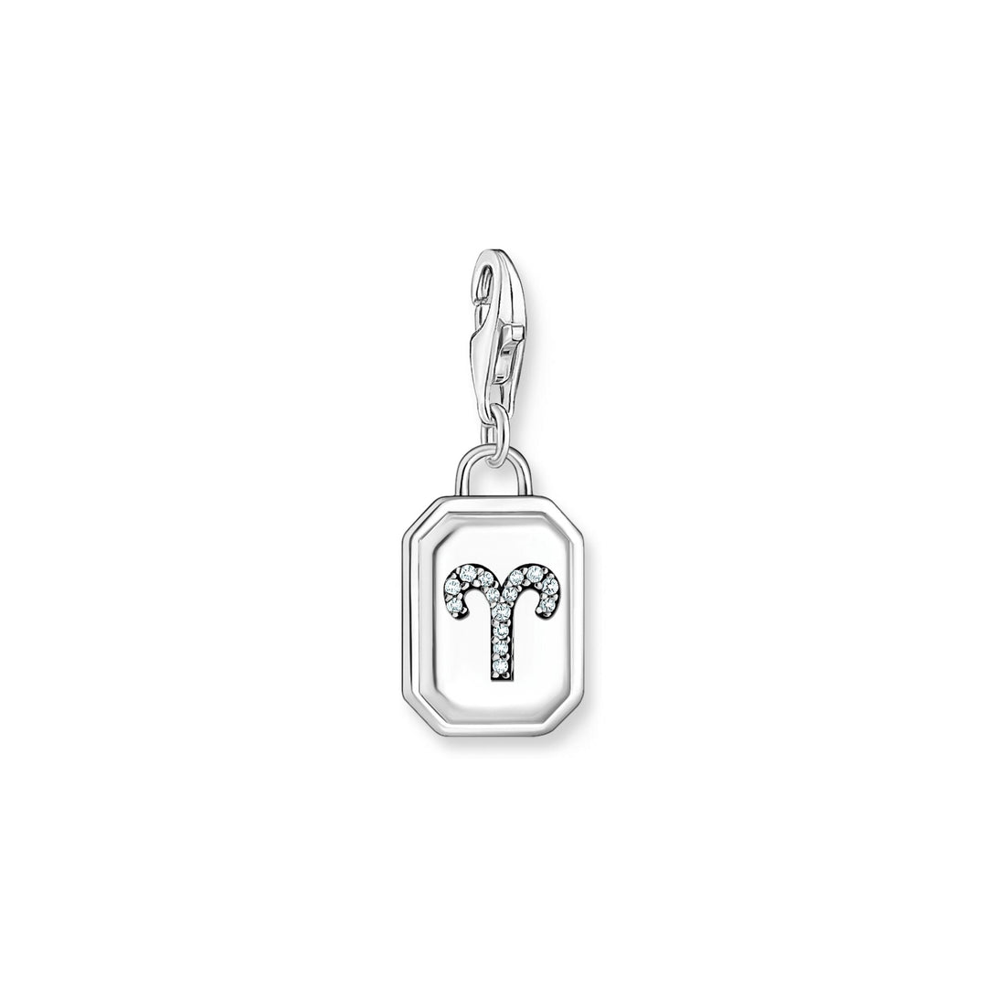 THOMAS SABO Charm Pendant Aries Zodiac Sign Silver