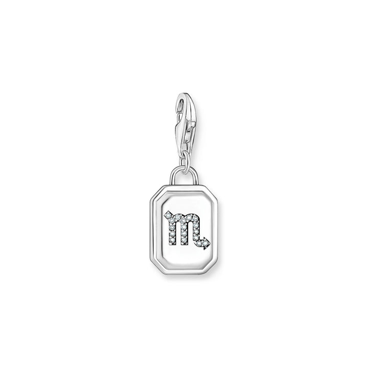 THOMAS SABO Charm Pendant Scorpio Zodiac Sign Silver