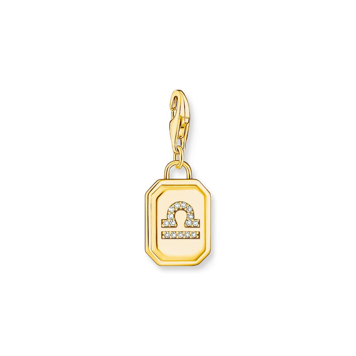 THOMAS SABO Charm Pendant Libra Zodiac Sign Gold