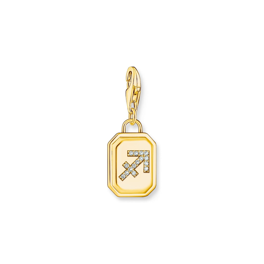 THOMAS SABO Charm Pendant Sagittarius Zodiac Sign Gold