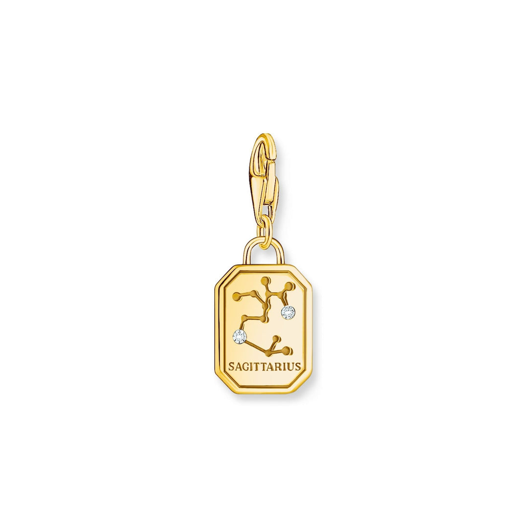 THOMAS SABO Charm Pendant Sagittarius Zodiac Sign Gold