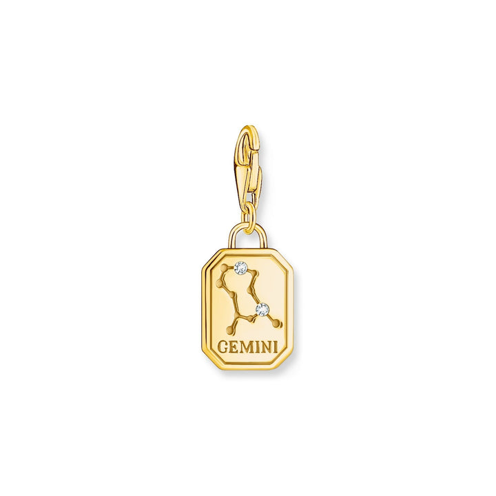 THOMAS SABO Charm Pendant Gemini Zodiac Sign Gold