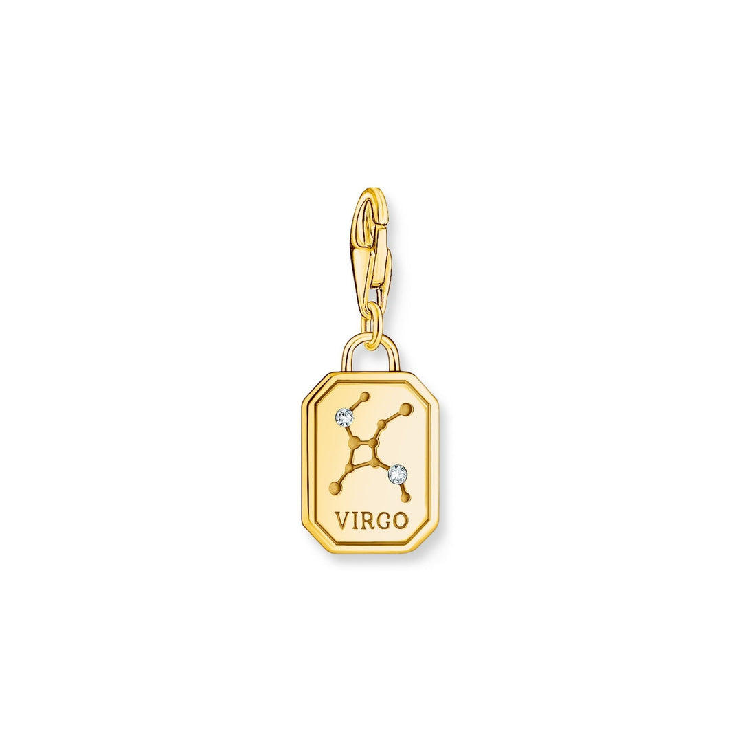 THOMAS SABO Charm Pendant Virgo Zodiac Sign Gold