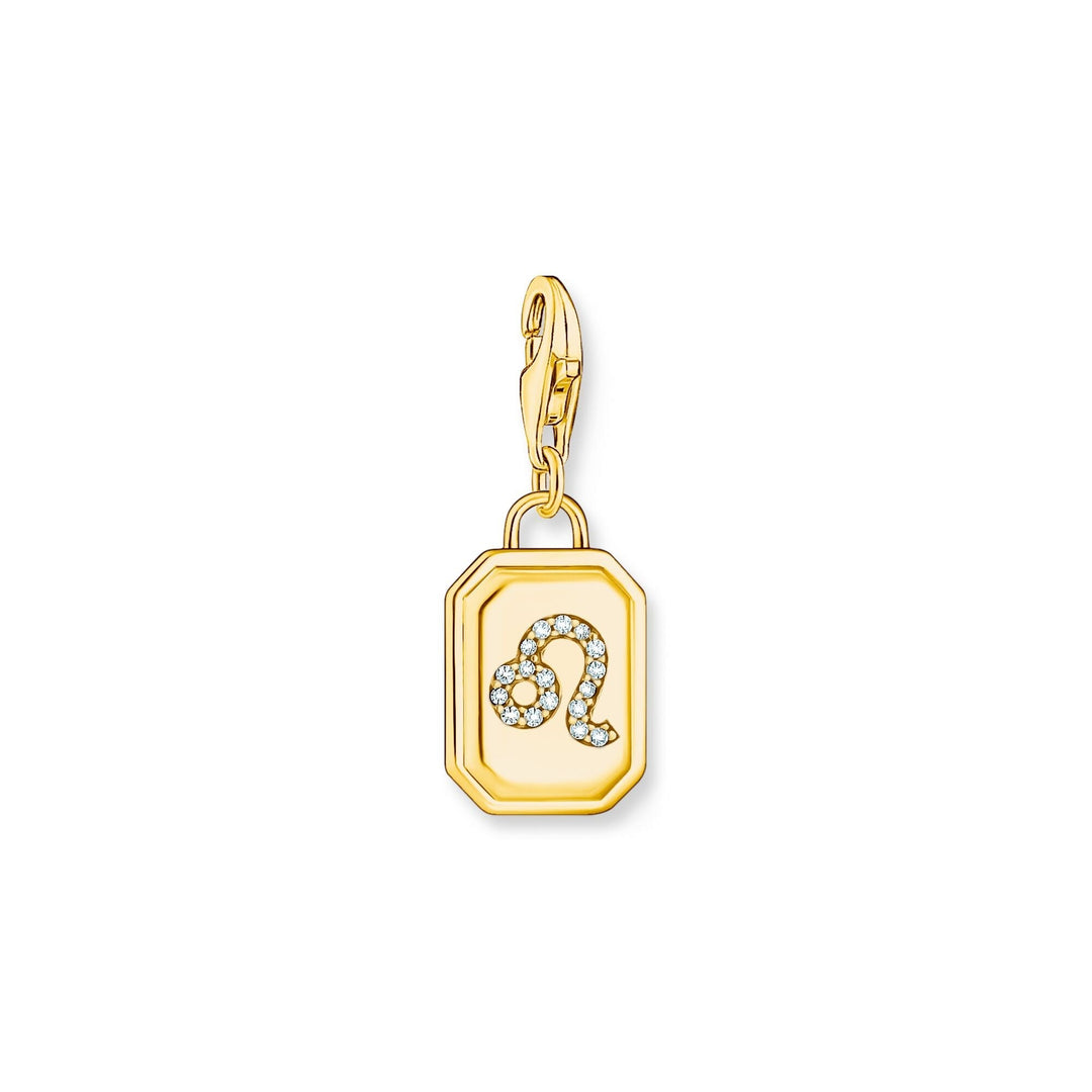 THOMAS SABO Charm Pendant Leo Zodiac Sign Gold