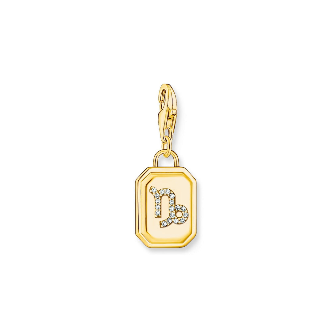 THOMAS SABO Charm Pendant Capricorn Zodiac Sign Gold