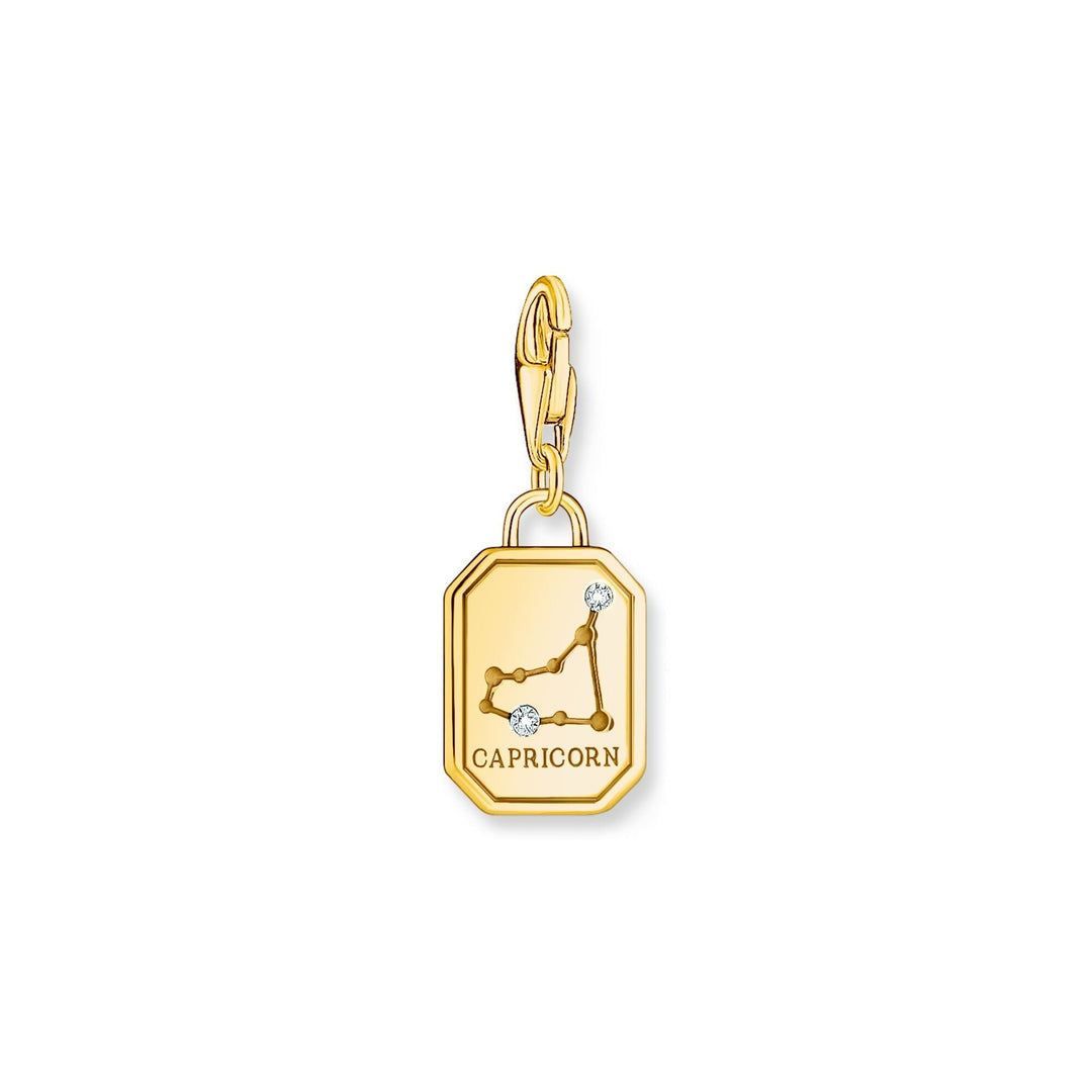 THOMAS SABO Charm Pendant Capricorn Zodiac Sign Gold