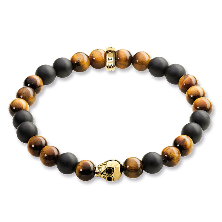 Thomas Sabo Bracelet - Brown Skull