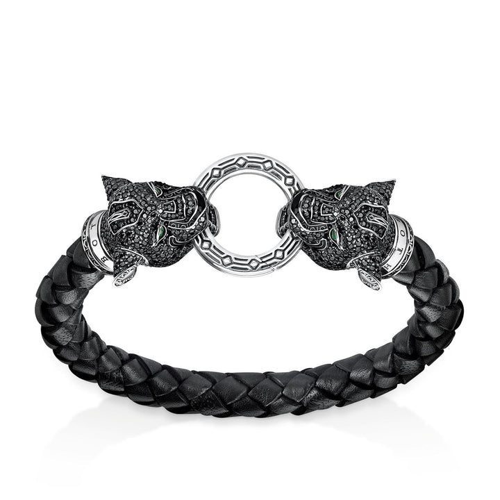 Thomas Sabo Leather Strap "Black Cat"