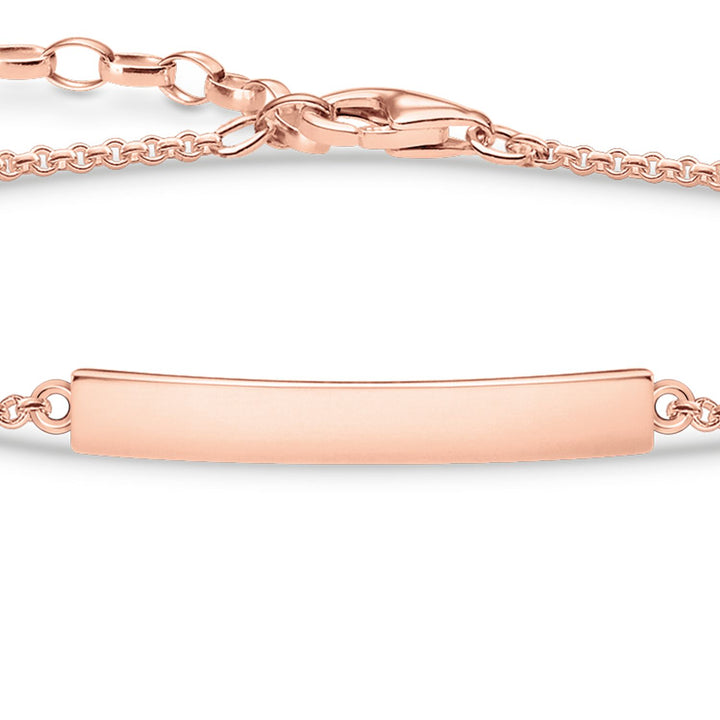 Thomas Sabo Bracelet Classic With  Heart & Infinity Rose Gold