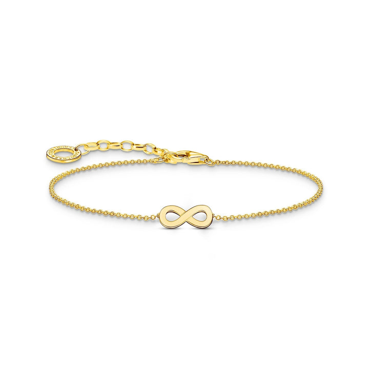 THOMAS SABO Bracelet with infinity pendant - gold