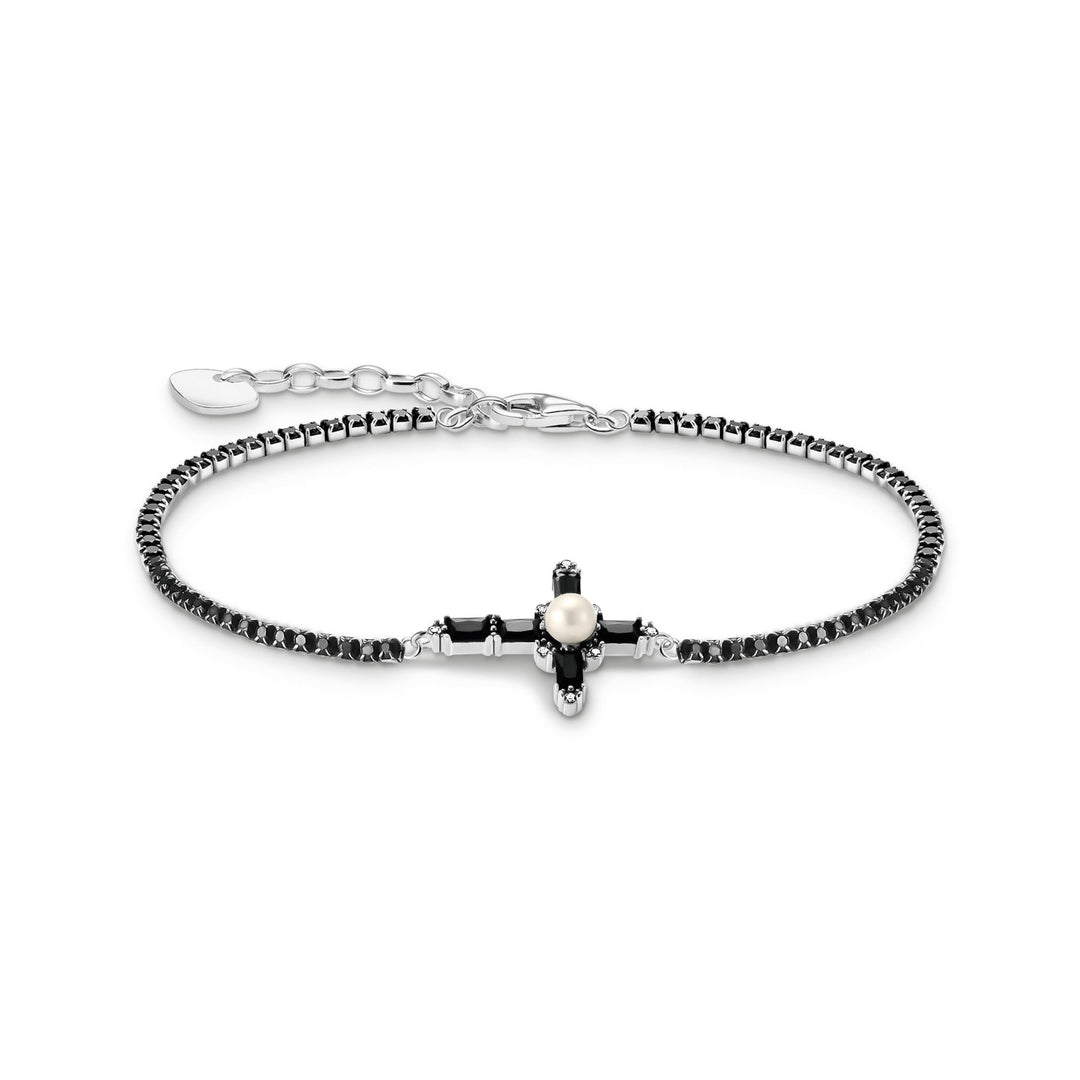 THOMAS SABO Romance Bracelet Black Cross