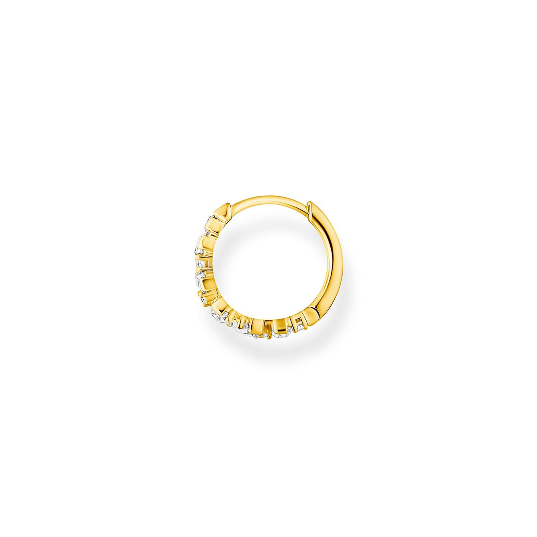 Thomas Sabo Single Hoop Earring Stones Gold