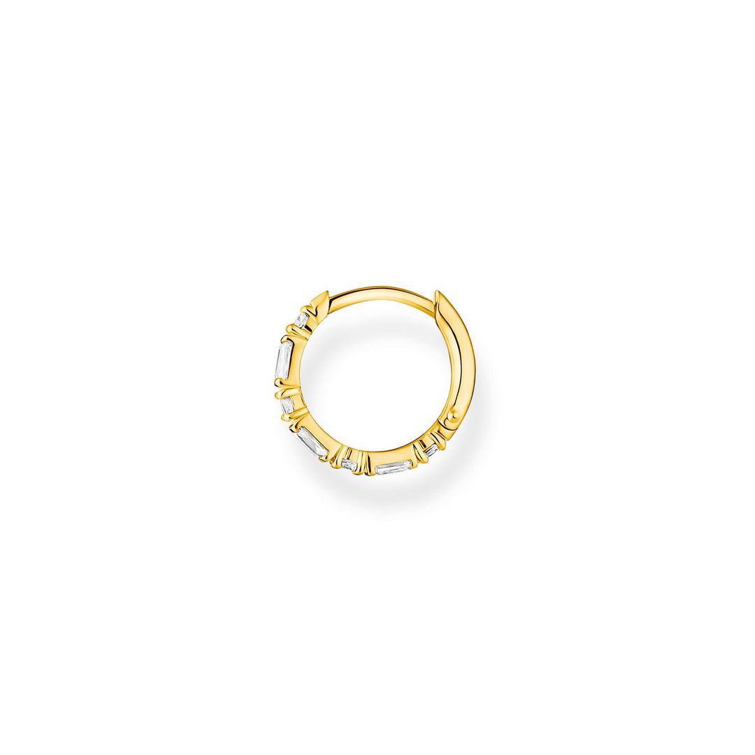 Thomas Sabo Single Hoop Earring Stones Gold