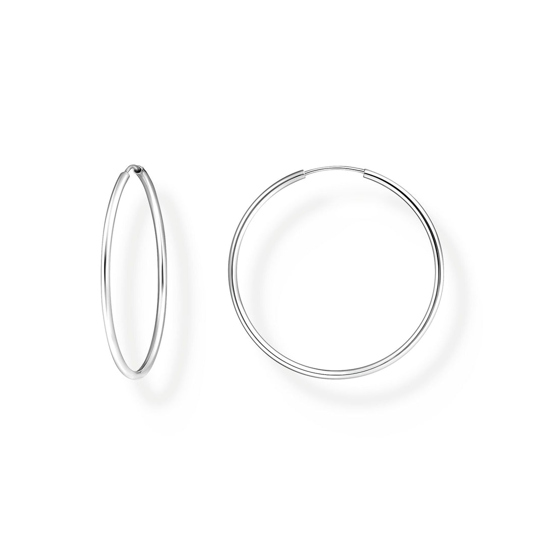 THOMAS SABO Medium Hoop Earrings Silver