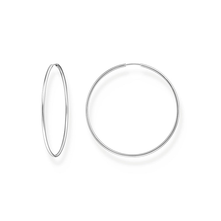 THOMAS SABO Hoop Earrings Large Silver