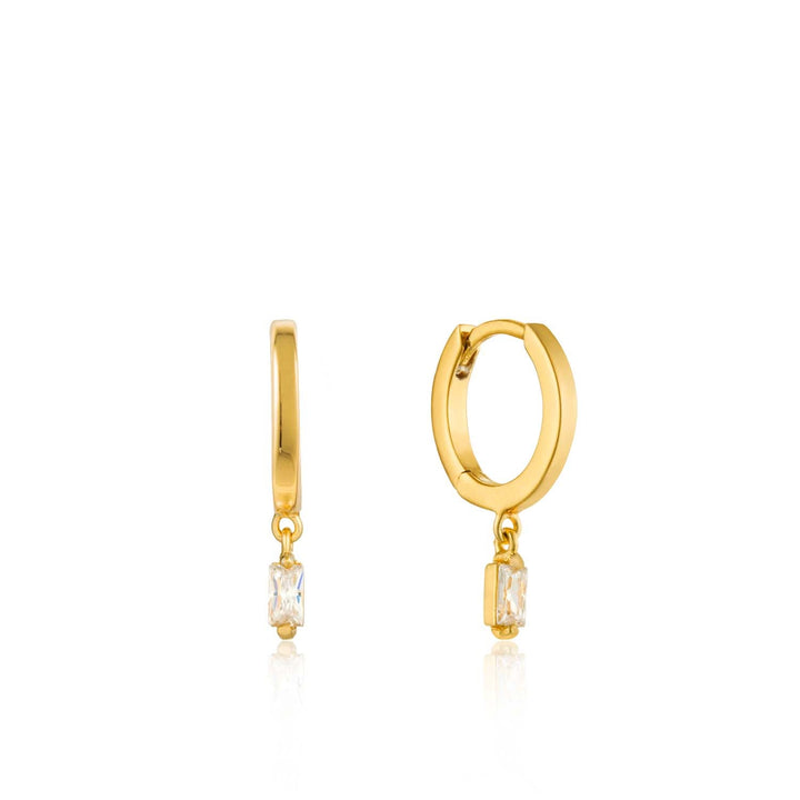 Ania Haie Glow Huggie Hoops - Gold