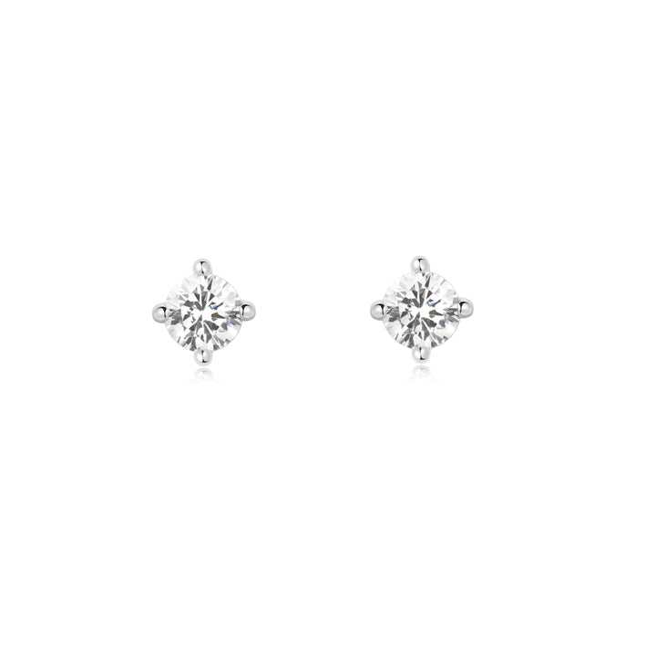 Ania Haie Silver Solitaire Studs