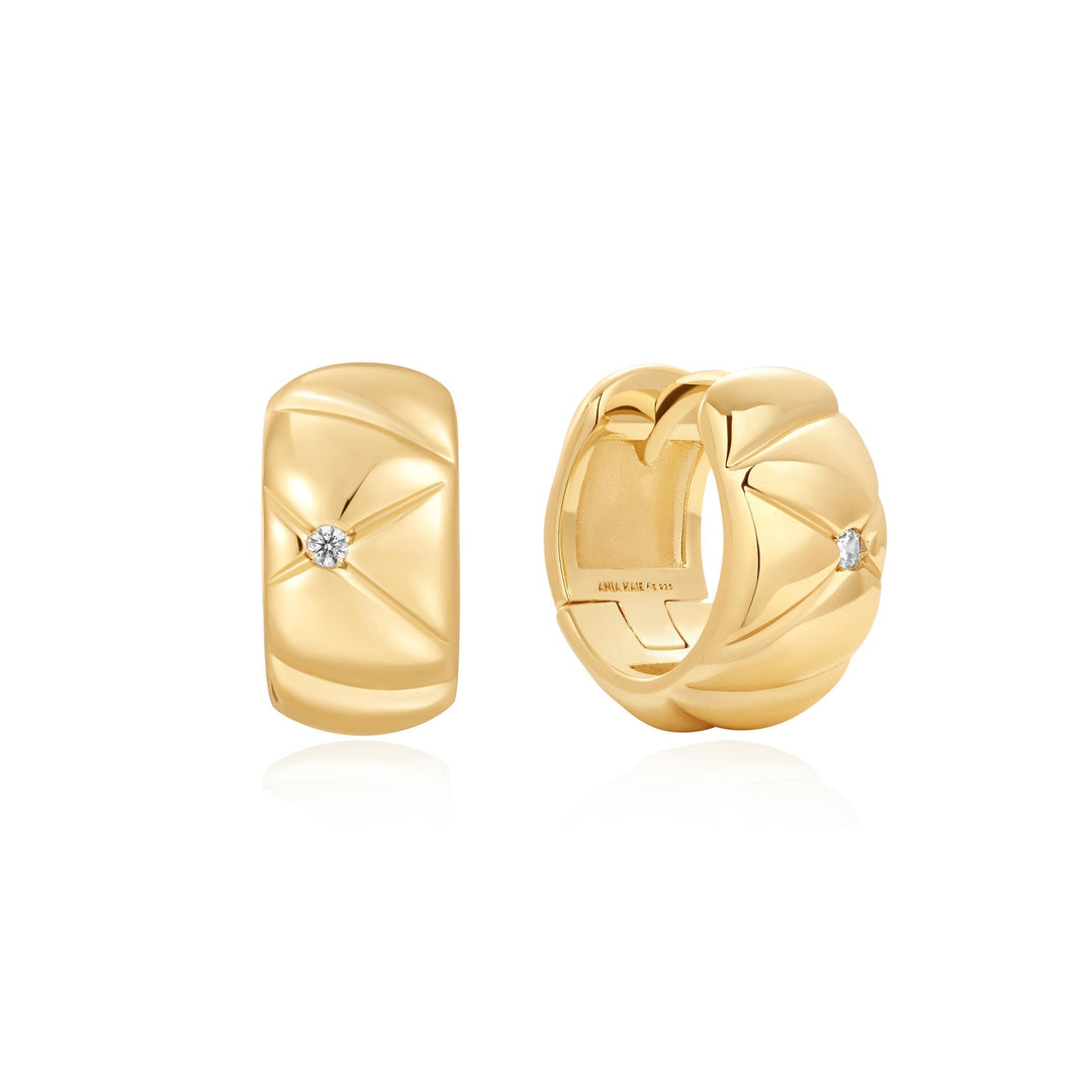 Ania Haie Gold Kiss Hoops