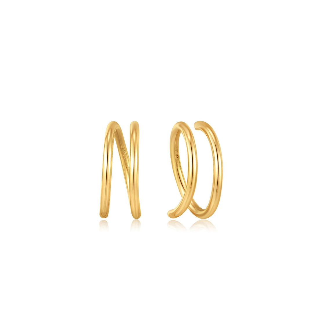 Ania Haie 14kt Gold Twist Earrings