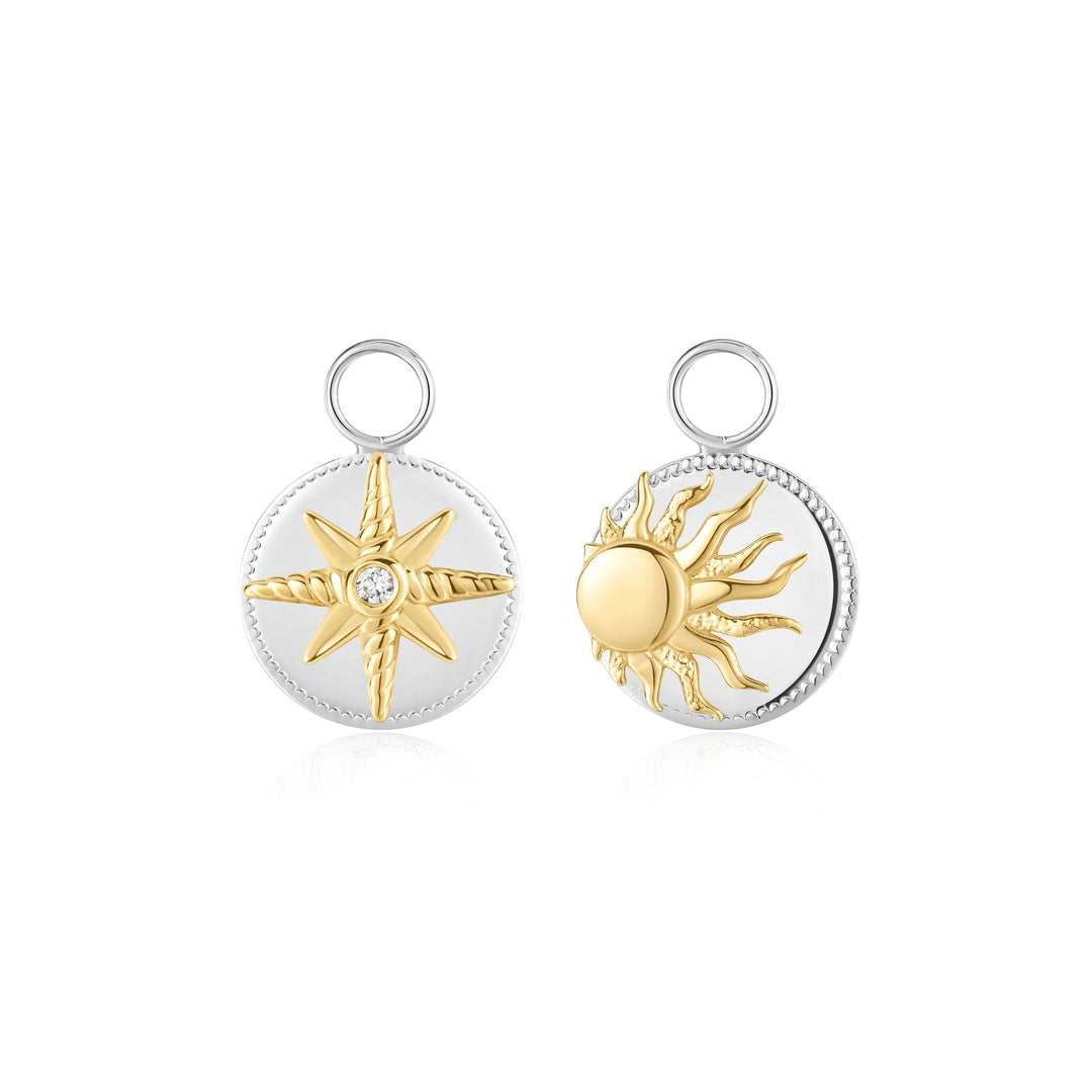 Ania Haie Two Tone Bright Sun Earring Charm