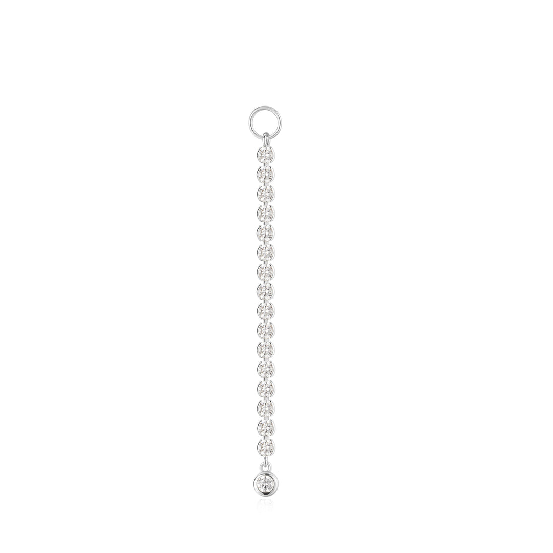 Ania Haie Silver Row Bezel Earring Charm