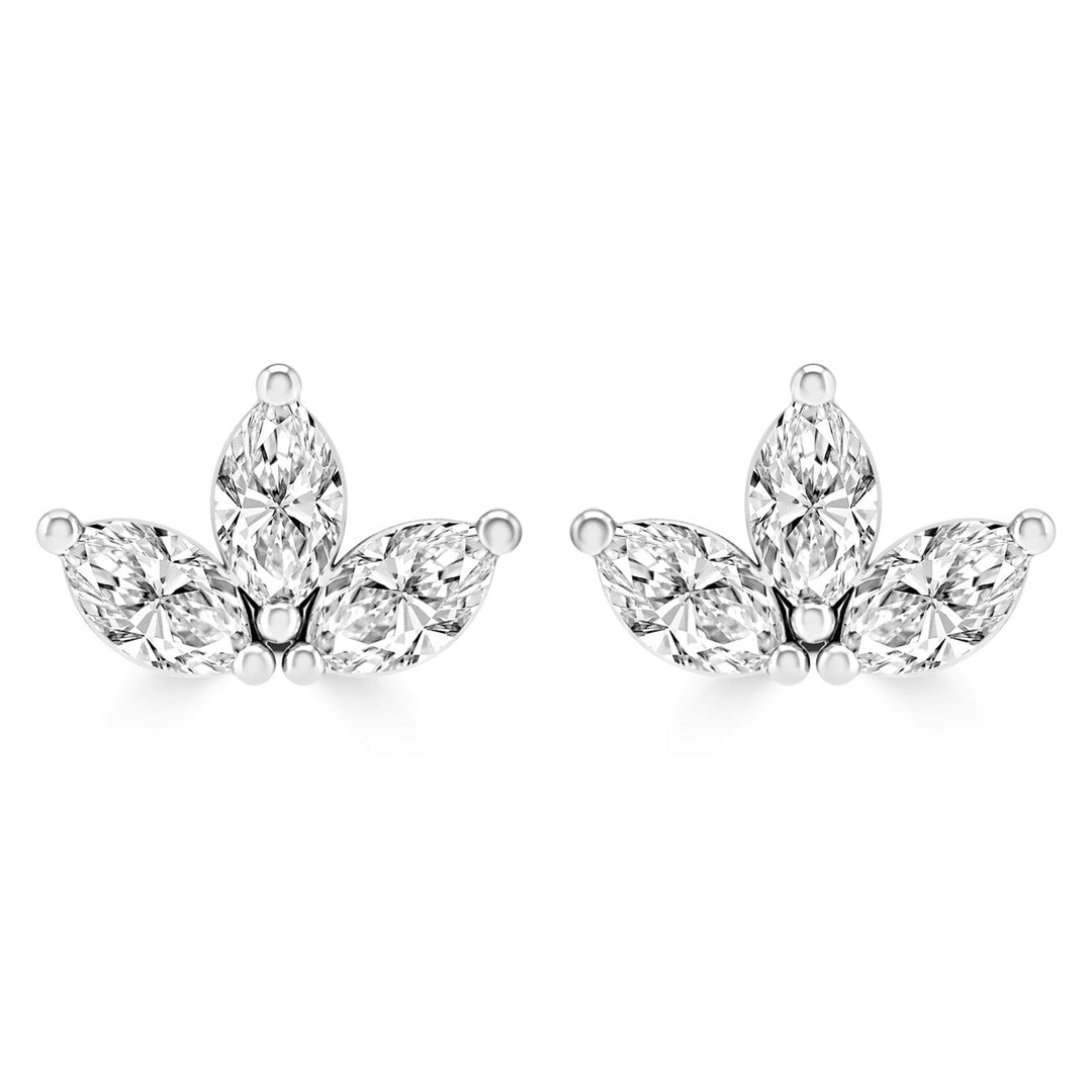 0.18ct HI I1 Diamond Earrings in 9K White Gold