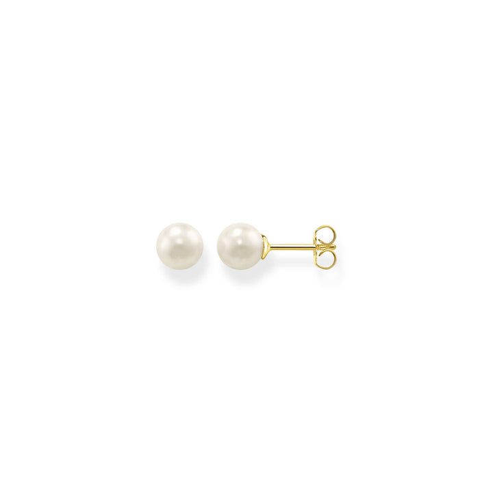 Thomas Sabo Ear Studs Pearl Gold