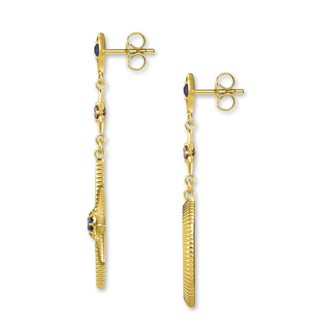 Thomas Sabo Royalty Star & Moon Earrings  - Gold