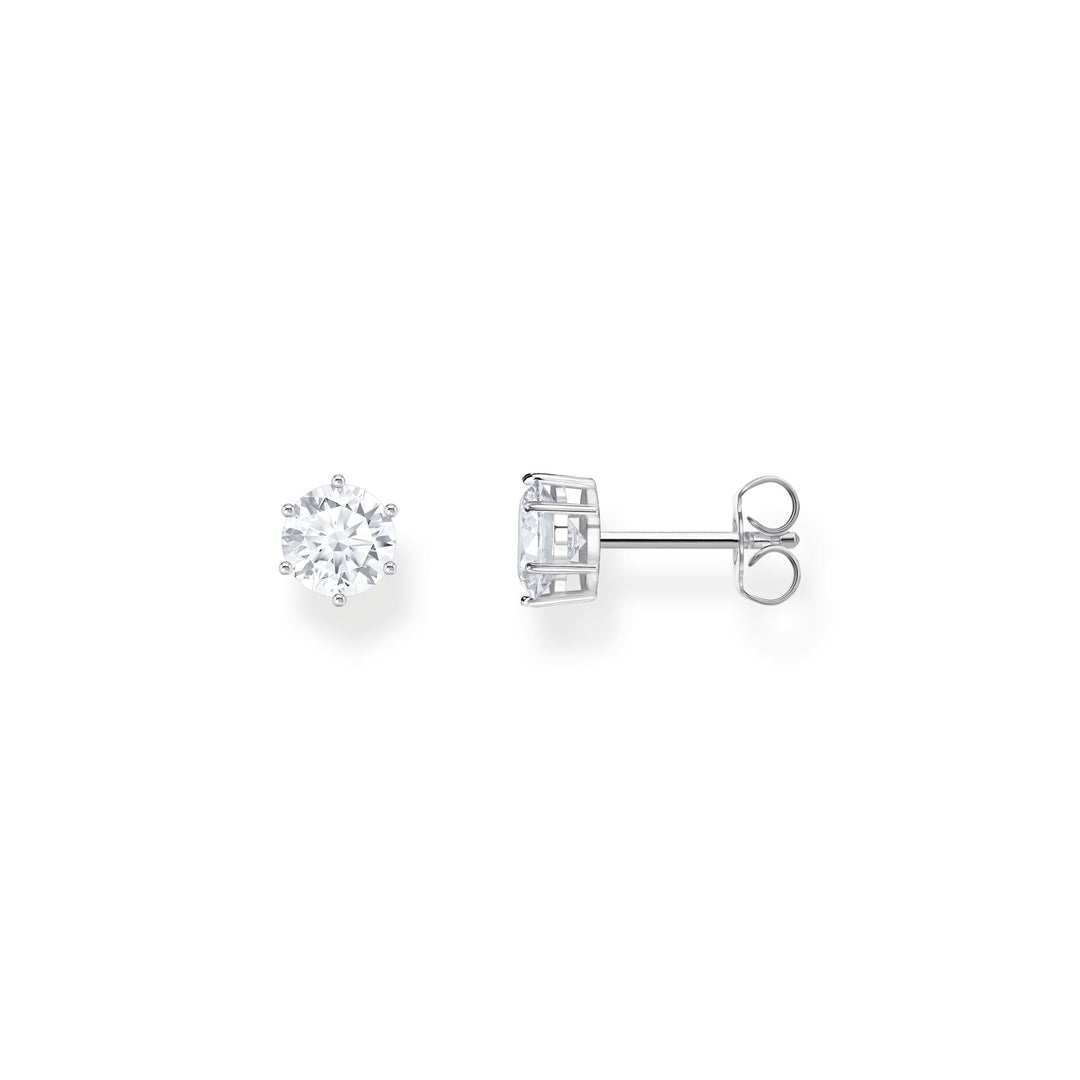 THOMAS SABO Ear studs with white zirconia in brilliant cut