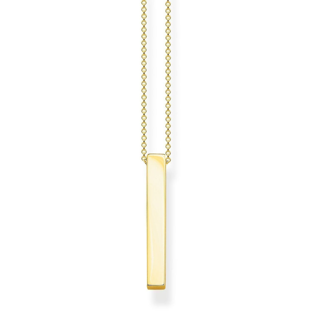 Thomas Sabo Necklace Golden Cuboid