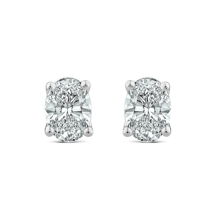 1.40ct Lab Grown Diamond Stud Earrings in 18K White Gold