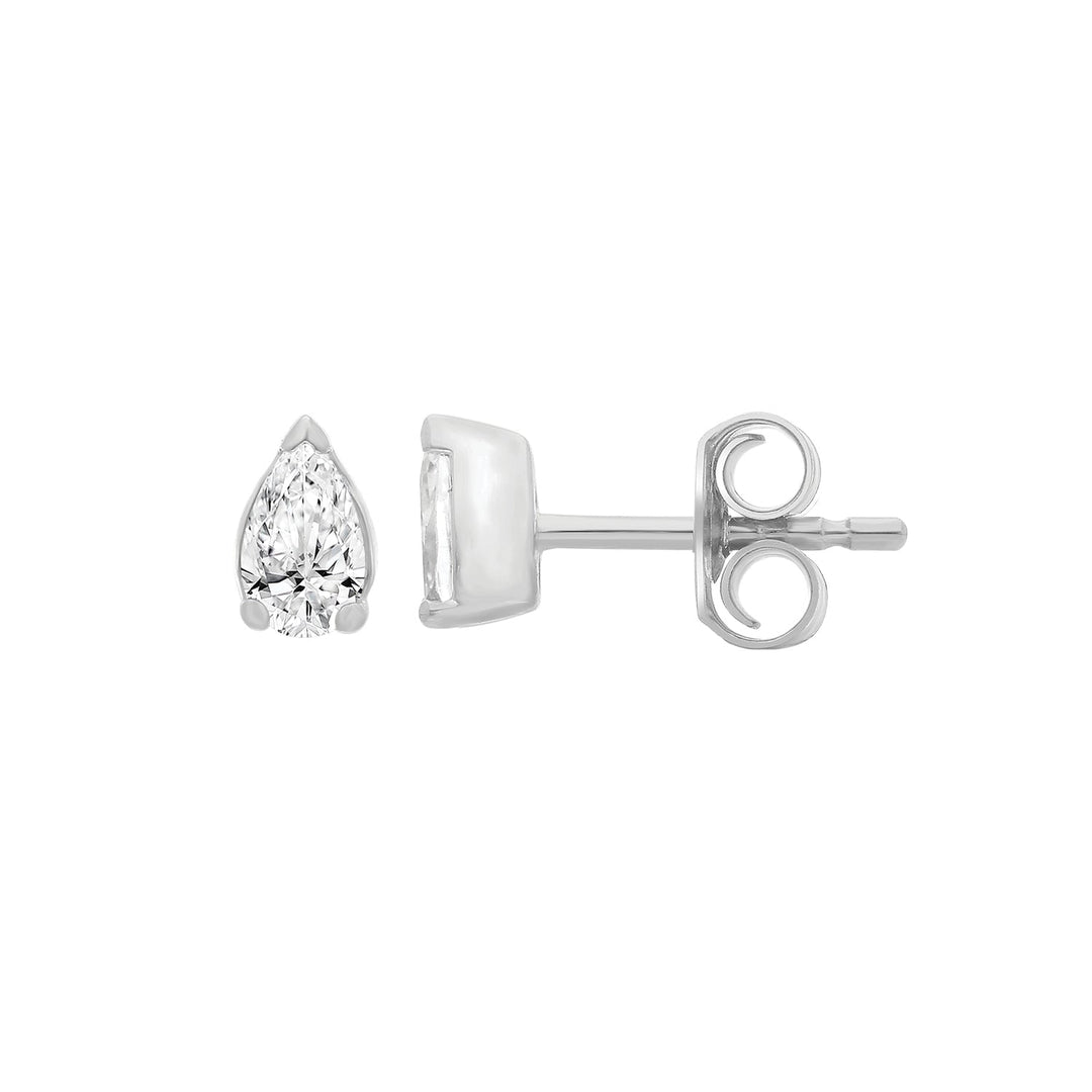 0.32ct Lab Grown Diamond Earrings in 9K White Gold