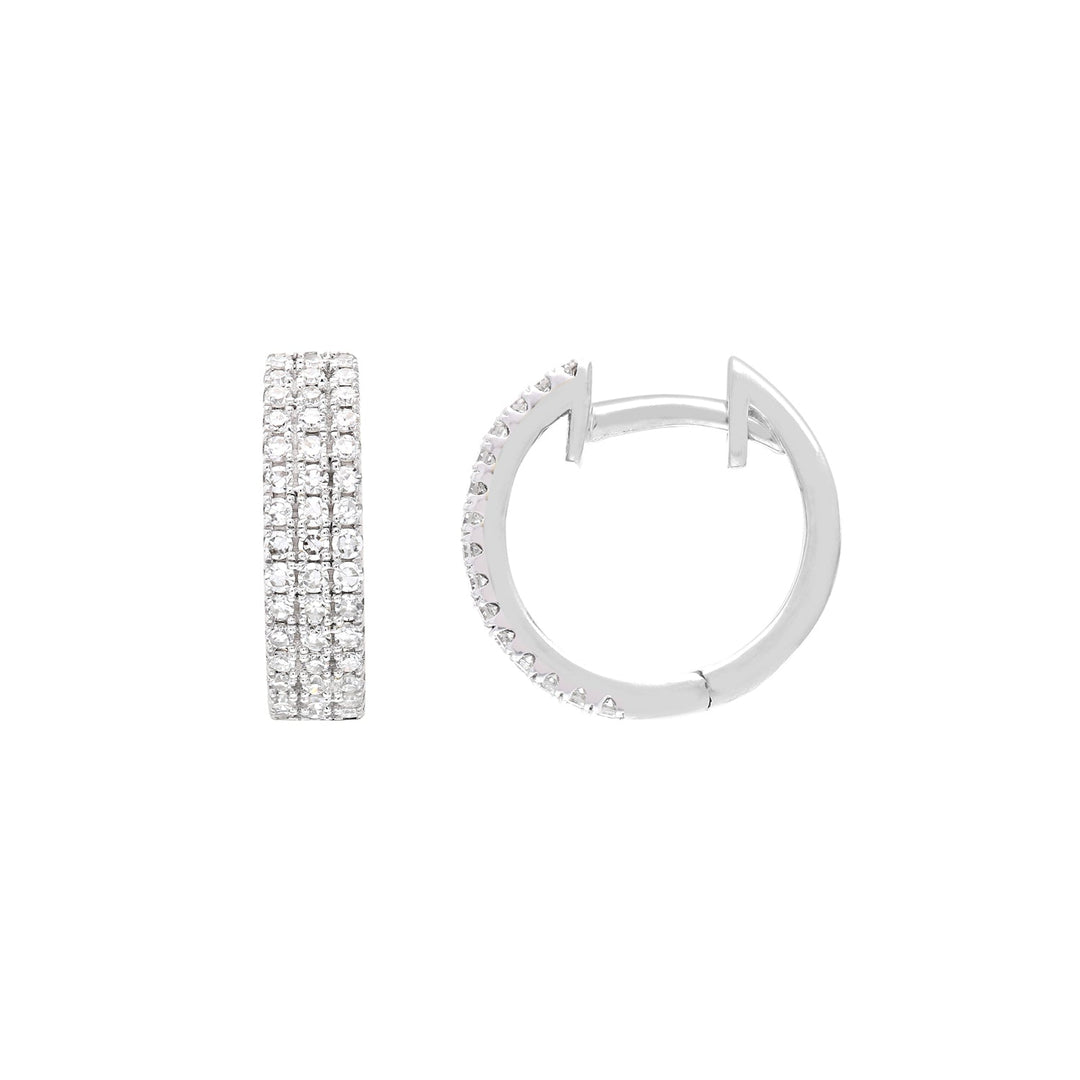 0.48ct Lab Grown Diamond Earrings in 9K White Gold