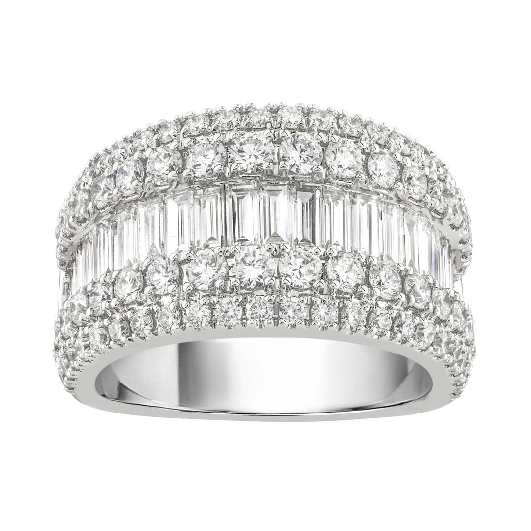 2.95ct Lab Grown Diamond Ring in 18K White Gold