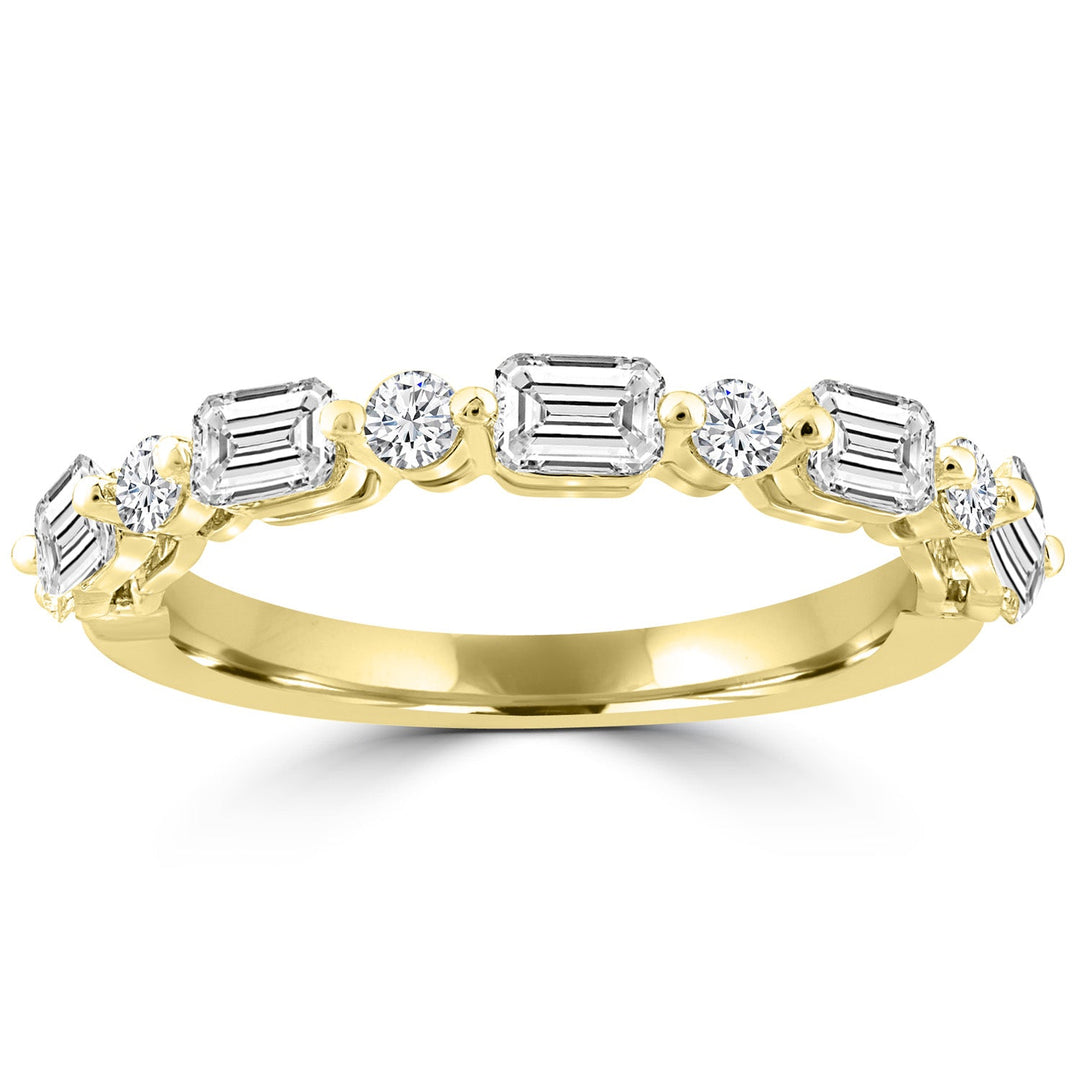 1.00ct Lab Grown Diamond Ring in 18K Yellow Gold