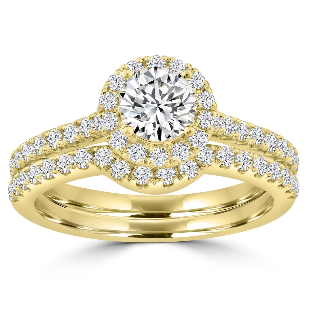 1.50ct Lab Grown Diamond Ring in 18K Yellow Gold