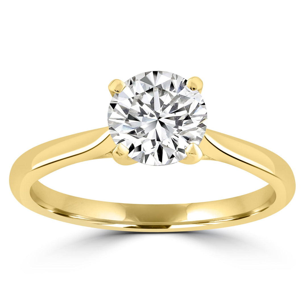 1.50ct Lab Grown Diamond Ring in 18K Yellow Gold