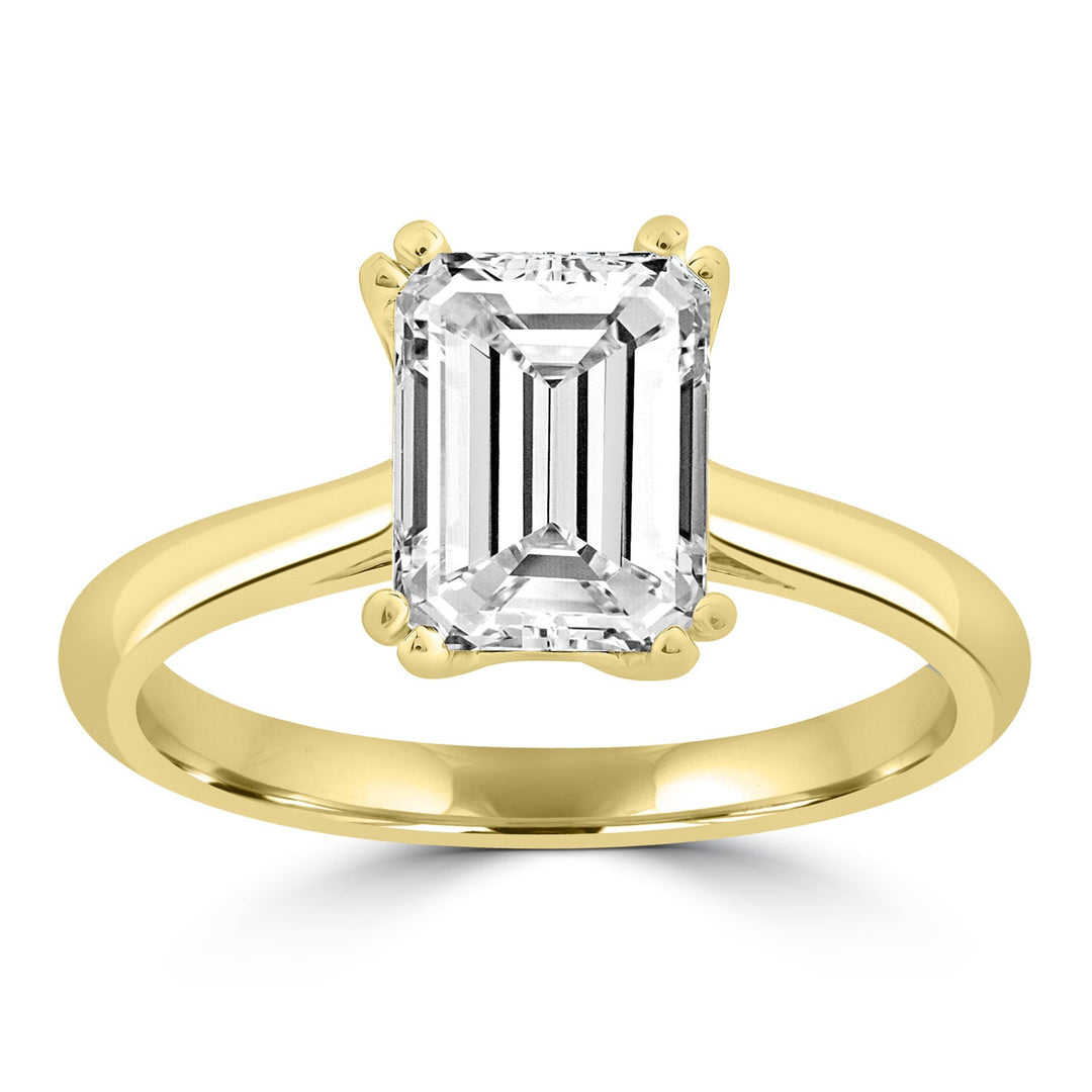 2.00ct Lab Grown Diamond Ring in 18K Yellow Gold