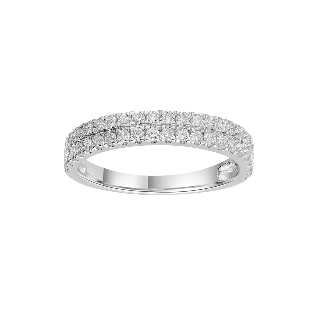 0.5ct Lab Grown Diamond Ring in 9K White Gold