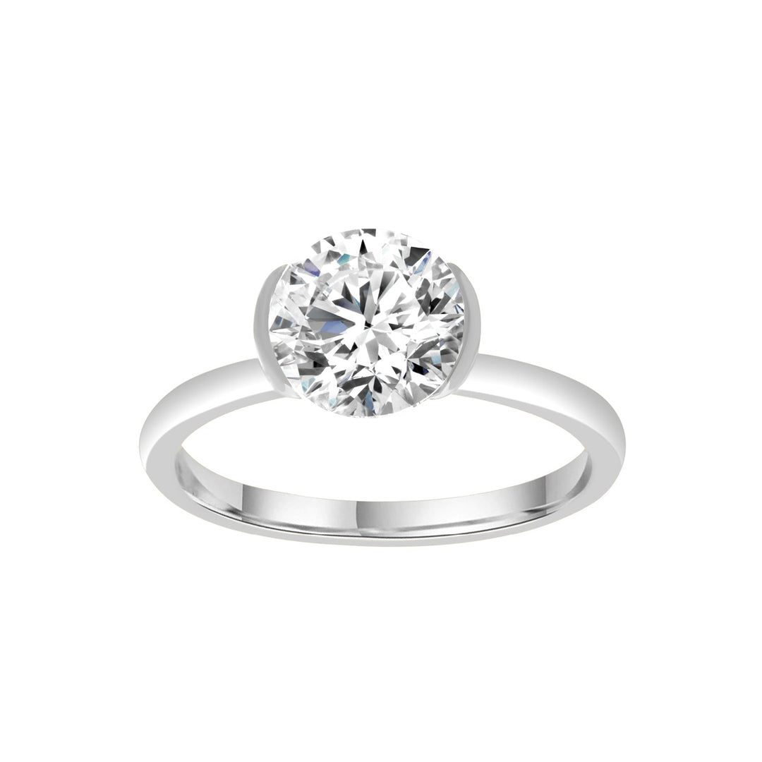 1.5ct Lab Grown Diamond Ring in 9K White Gold