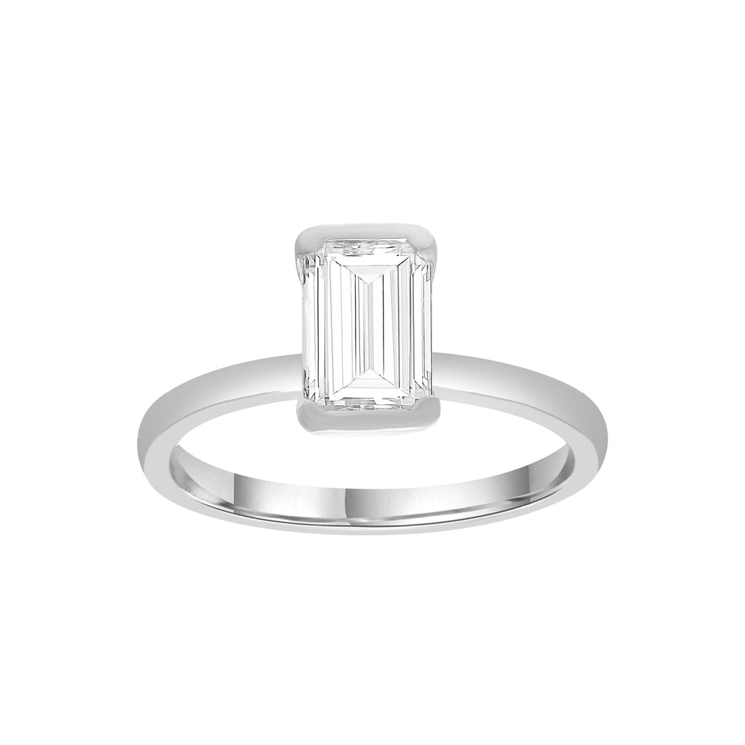 1.53ct Lab Grown Diamond Ring in 9K White Gold